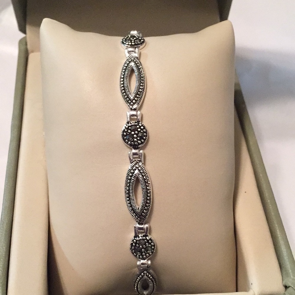 Marcasite & Sterling  Silver bracelet